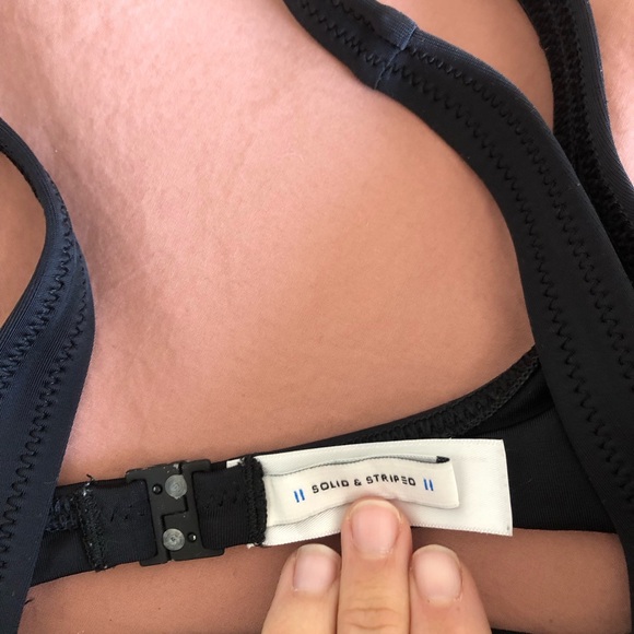 Solid and Striped size XS one piece cutout swimsuit - Picture 2 of 3